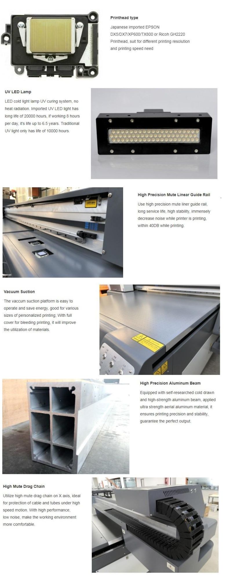 Ntek Yc1313 Industrial Inkjet Ceamic Digital Glass Printing Machine