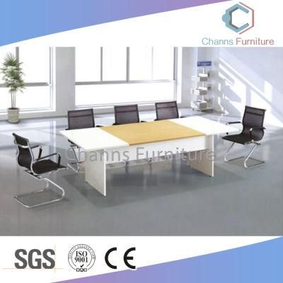 Popular 2m Meeting Desk Wood Conference Table with 25mm Desktop (CAS-MT31403)