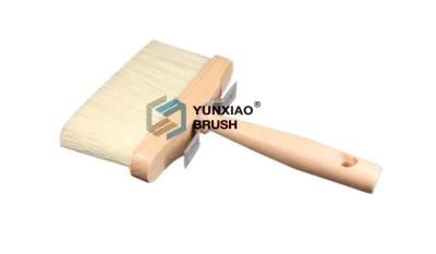 Wooden Handle Ceiling Brush with Bristle White YX-BH58