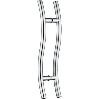 Tube Door Handle Offset Pair Pulls for Glass Door (SHD20)