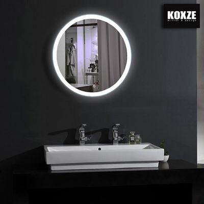 LED Light Wall Round Illuminated Bathroom Mirror