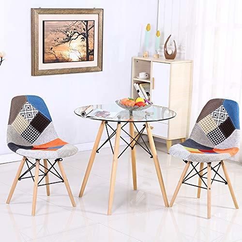 High Quality Dining Furniture Tempered Glass Round Food Table