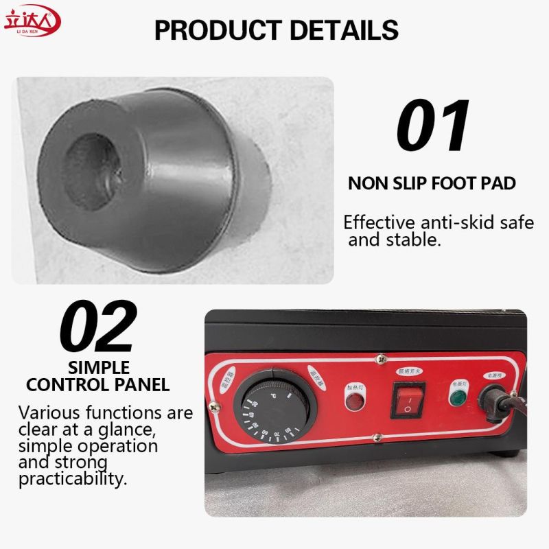 Food Equipment Automatic Industrial Heating Panel Glass Food Pastry Display Warmer Showcase