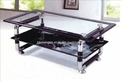 New Design Black Glass Coffee Table