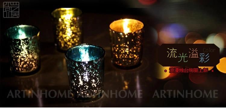 Wholesale Warm Gift Scented Glass Candle Jar Candle Holder