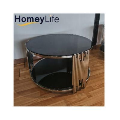 Foshan New Design Home Hotel Furniture Glass Coffee Table