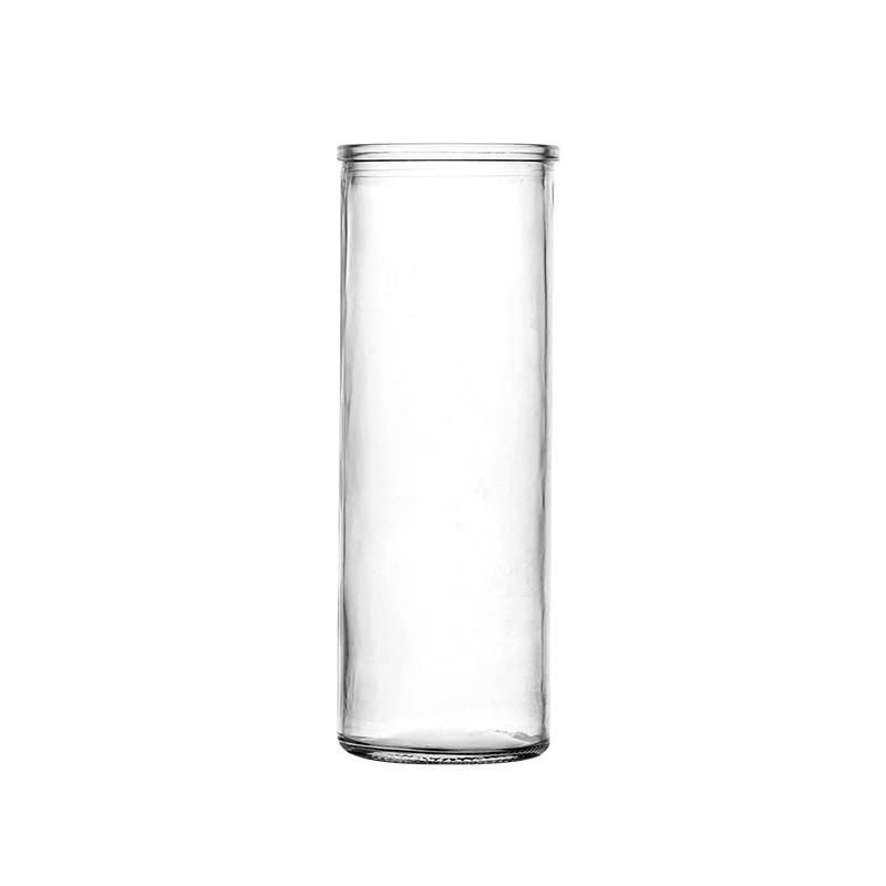 Wholesale Low Price 440ml Tall Mexican Style Clear Glass Votive Candle Holder Candle Stand