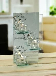 3layer Glass Candle Holder, Tealight Candleholder