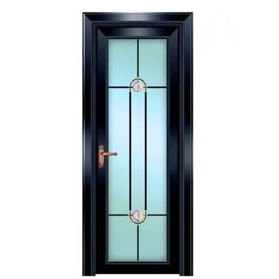 Hot China Factory Price Aluminum Alloy Glass Bathroom Door Interior Door for House Villa Hotel