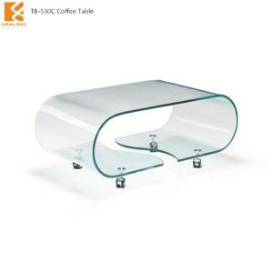 Newland Hot Bend Glass Coffee Table (TB-530C)