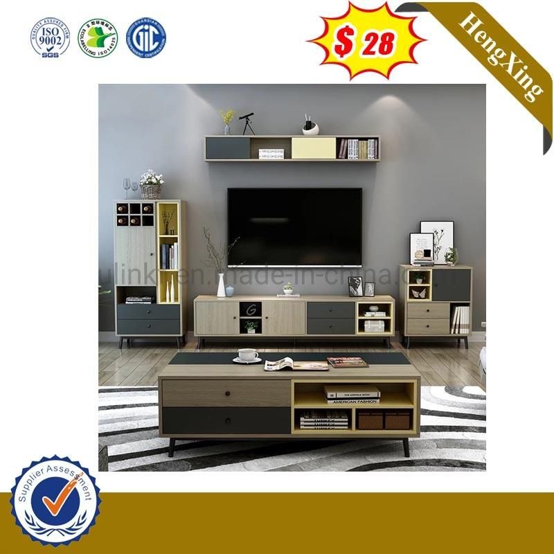Wholesale Customized Modern Home Melamine Wooden TV Cabinet Living Room Furniture Coffee Table