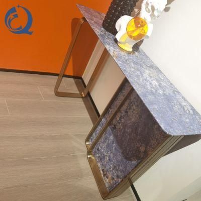 Luxury Dining Set Marble Top Console Table