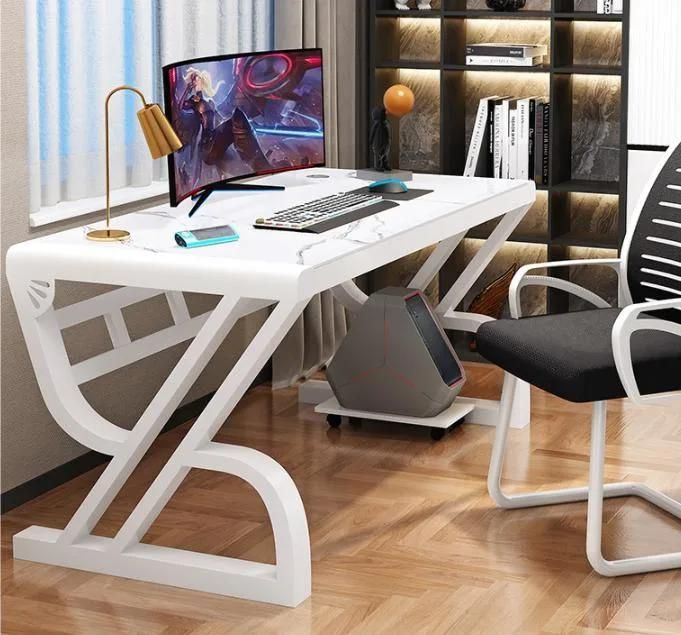 Computer Desk Desktop Simple Desk Simple Modern Tempered Glass Home Student Study Desk Bedroom Table