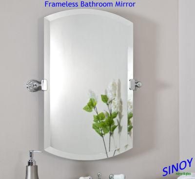 Sinoy Frameless Silver Mirror Silver Bathroom Mirror