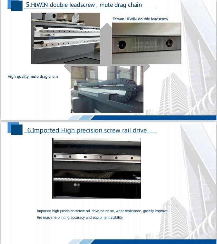 Ntek High Quality UV Flatbed Printer for Glass Printing Machine
