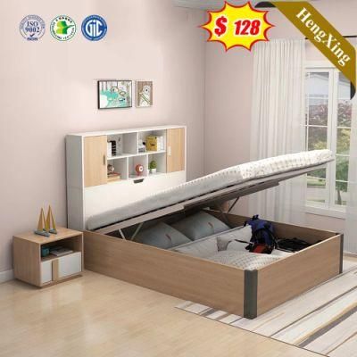 Children Kids Furniture Creative Storage High Backrest Design Bedroom Gas Lift Beds