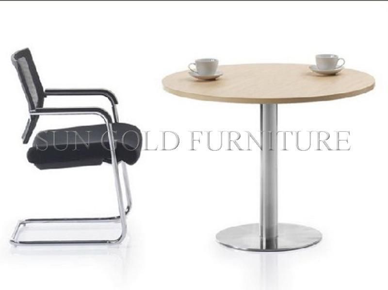 Round Shape Small Popular Modern Meeting Table. Coffee Table (SZ-MT027)