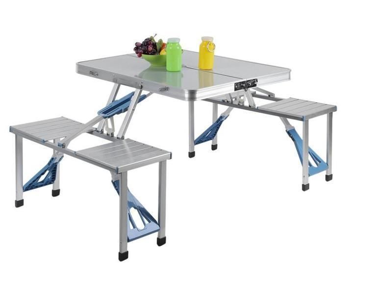 Outdoor Plastic of Aluminum Picnic Folding Table Dinner Table