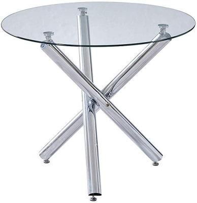 Modern Hotel Outdoor Luxury Professional Furniture Metal Glass Top Customize Dining Table