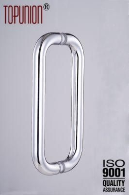 SS304/Alu. Back to Back Glass Door Pull Handle Door Hardware