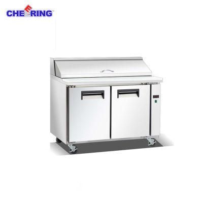 Cheering Commercial Stainless Steel Refrigerated Pizza Working Freezer Workbench (KT1)