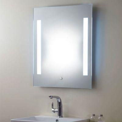 Hotel Home Wall Mounted Bathroom Framless LED Backlit Lighted Vanity Top Mirror