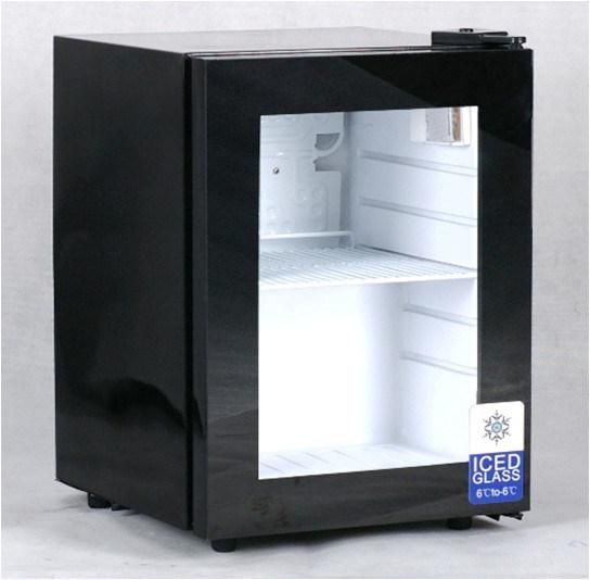 55L Mini Glass Door Cooler Ice Cream Display Cooler Showcase