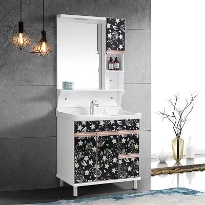 Furniture Bathroom Modern Mirror Wash Basin Home Bathrooms Classic Bathroom Vanity Cabinet