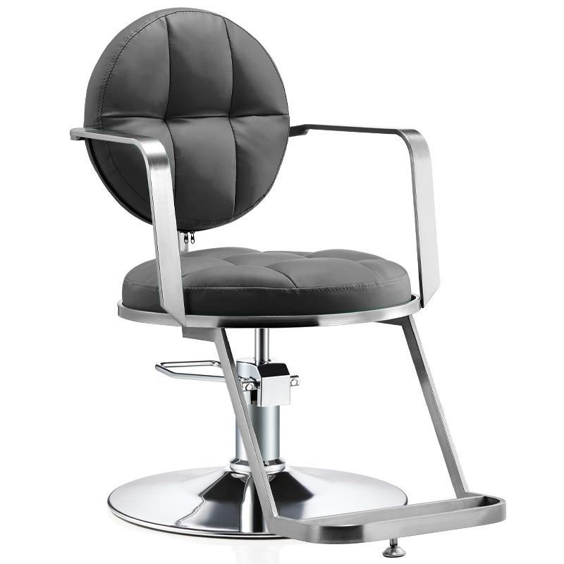 Hl-7248A Salon Barber Chair for Man or Woman with Stainless Steel Armrest and Aluminum Pedal