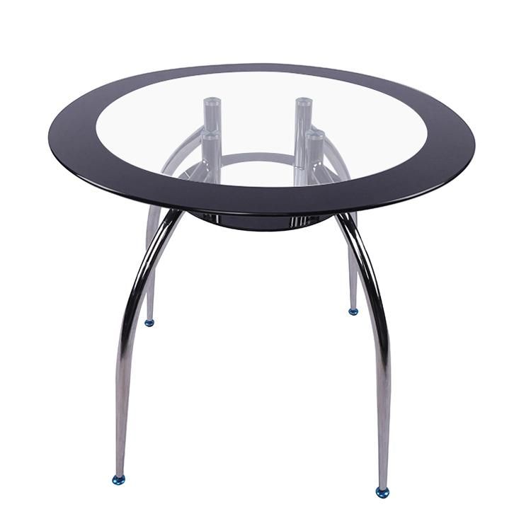 Promotional Dining Table Designs Double Glass Stylish Dining Table