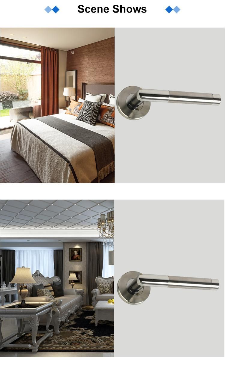 Light Weight Folding Stainless Steel Non-Slip Glass Door Handle Square