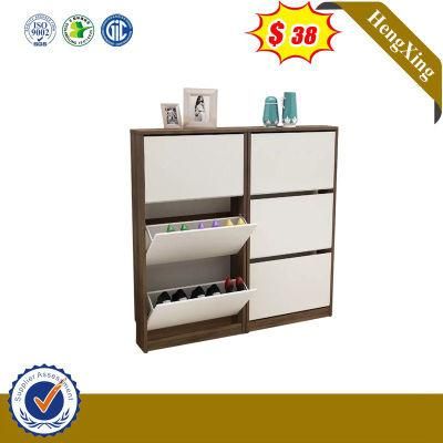 High Quality Economical Modern Wood Color Melamine White Storage Cabinet