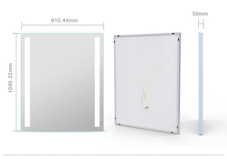 Salon Furniture Espejo LED Full Length Floor Mirror Metal Frame Dressing Mirror