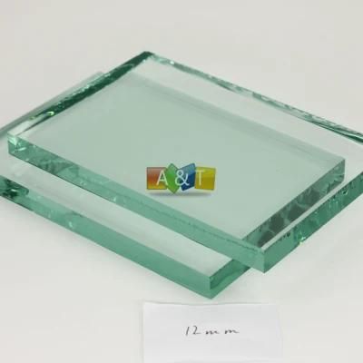 12mm Clear Float Glass, Building Glass with Tempered Grade