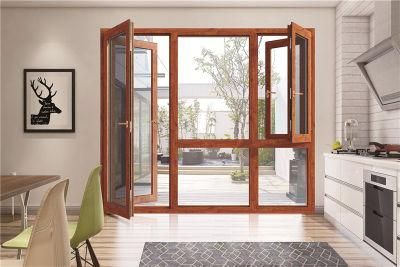 Energy Efficient Aluminum Profile Double Glazed Casement Windows with Different Color