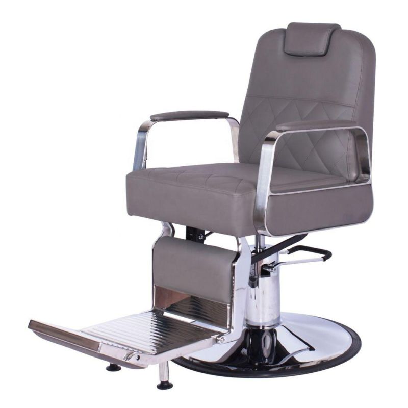 Hl-9284 Salon Barber Chair for Man or Woman with Stainless Steel Armrest and Aluminum Pedal