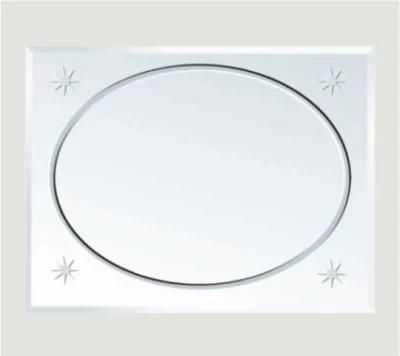 Solid Color Flat Clear Silver Mirror Glass for Bathroom/Decoration