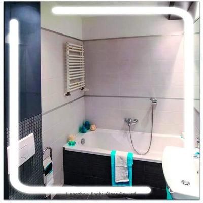 Bathroom LED Mirror Home Hotel Decoration Wall Mounted Mirror Bathroom Furniture Waterproof of Lighted Mirror