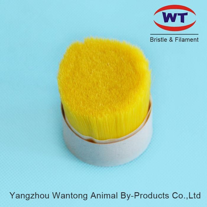 China Manufacturer of Yellow Solid Bristle Synthetic Monofilament for Brush Making