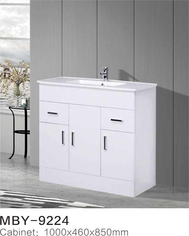 White MDF Bathroom Cabinet