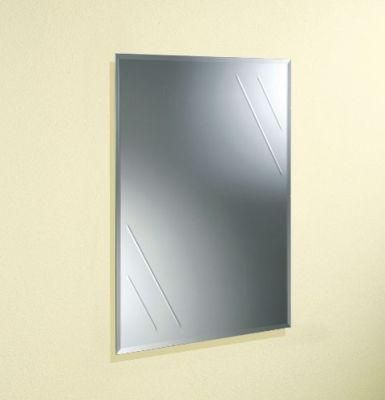 Cheap Frameless Aluminum Bathroom Mirror/Beveled Mirror Glass Sheet