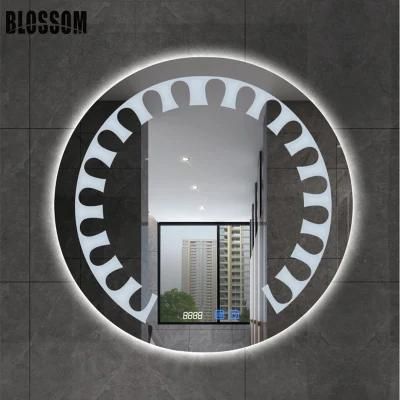 5mm Round LED Smart Illuminated Backlit Wall Bathroom Mirror Set