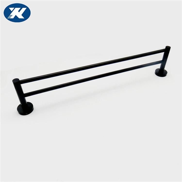 Wall Mount Matte Black Brushed Nickel Bathroom Accessory Single Towel Bar