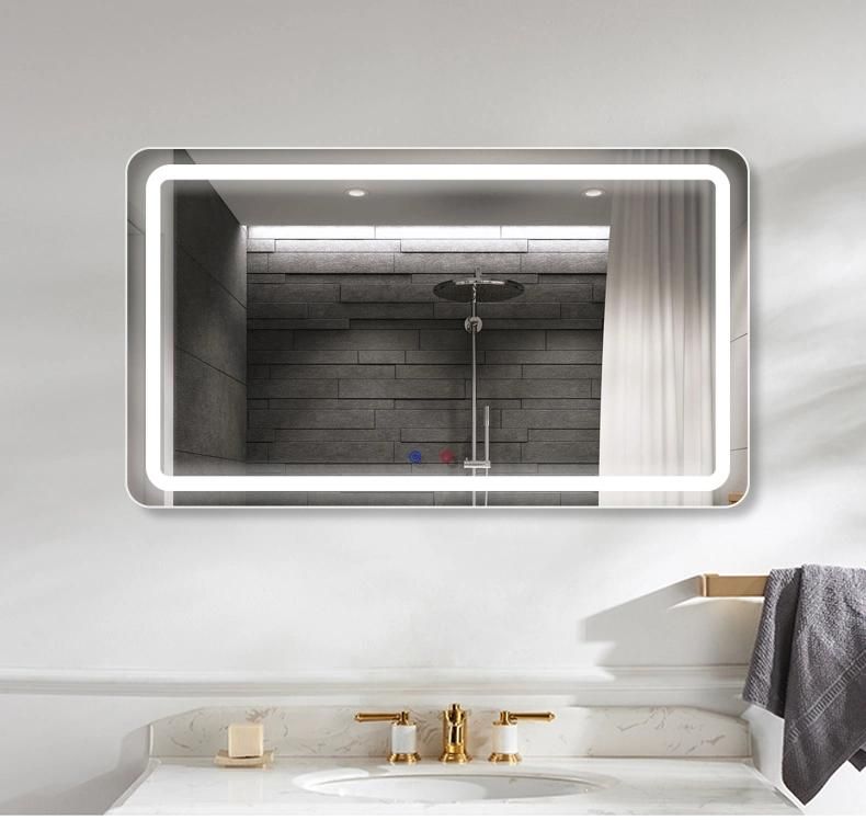 LED Lighted Bathroom Defogger Mirror with Sensor Switch