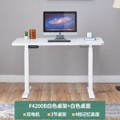 Electric Lifting Table Double Motors Lifting Desk Automatic Lifting Computer Desk with Table Board