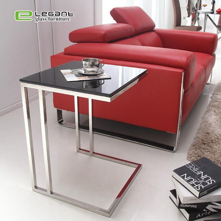 Home Furniture Supplier Modern Room Furniture Square Tempered Glass Tables Design