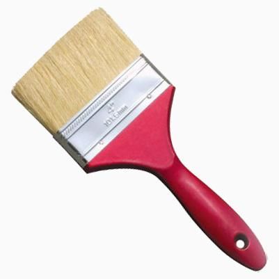 Tinplate Bristles Paint Brush with Plastic Handle