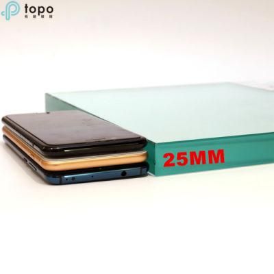 22mm 25mm Transparent Float Sheet Glass (W-TP)