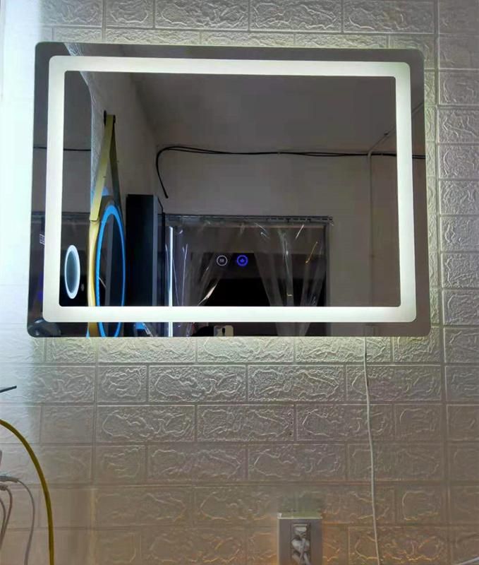 Home Bathroom Modern Luxury Decoration Furniture HD Waterproof LED Glass Mirror