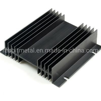 Custom Anodized Aluminum Heatsink Extrusion Aluminum Extruded Profile Power Supply Inverter Aluminum Heat Sink